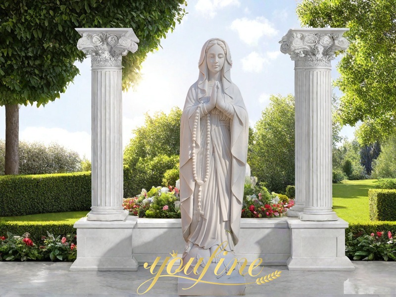 Marble Blessed Our Lady St Virgin Mary Statues