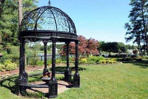 large Black Round Gazebo