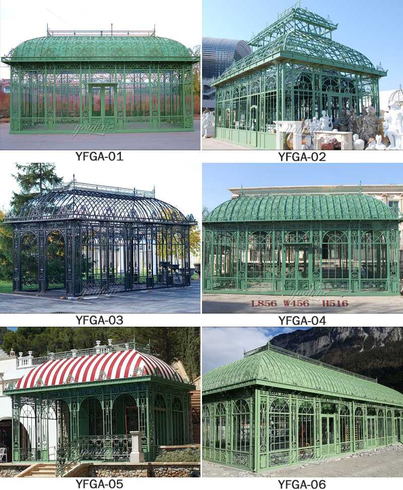 large garden greenhouse design for sale