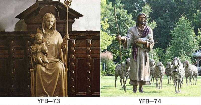 outdoor jesus and mary statue for sale