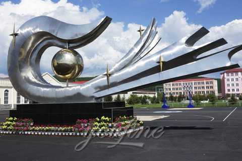 2017 New Modern Stainless Steel Sculpture for Sale