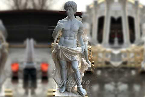 Outdoor life size marble sculptures of Artemis god of hunt for sale