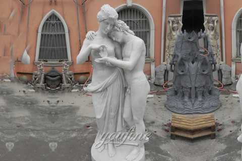 Factory supplier life size marble antonio canova cupid and psyche standing for sale