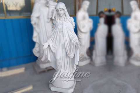 Great marble statues of mother mary on discount sale for church