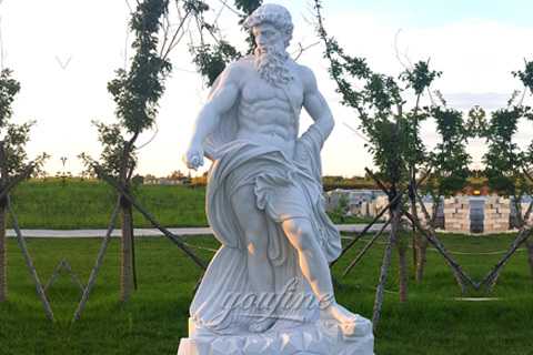 Famous marble sculptures of Neptune Poseidon statue for sale MOK-542