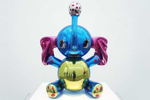 Polished Stainless elephant Steel Balloon Sculptures