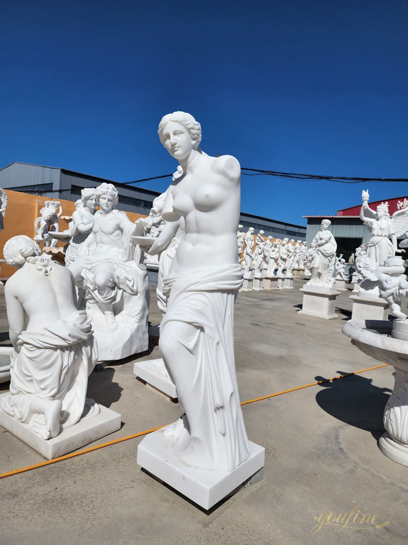 Famous Life Size Antique Marble Venus De Milo Art Statues For Sale