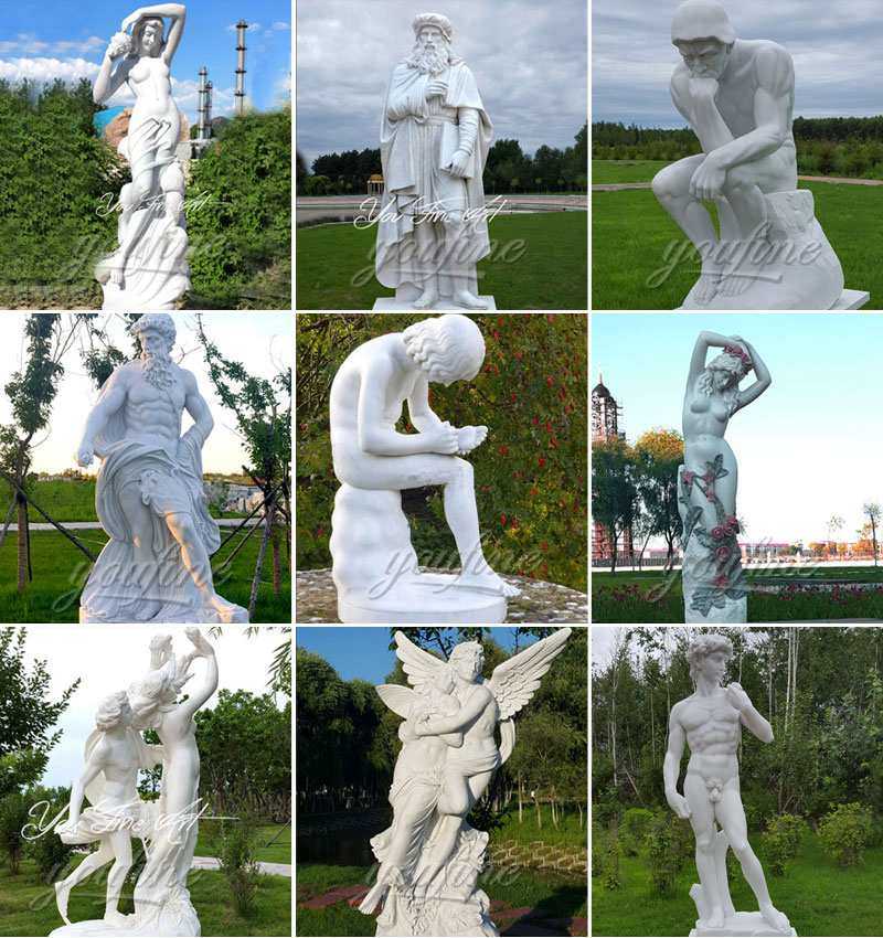 Famous marble sculptures of Boy with thorn statue