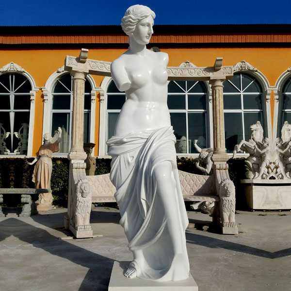 Famous outdoor modern marble art sculptures life size Venus de milo marble statues designs for decor in italy