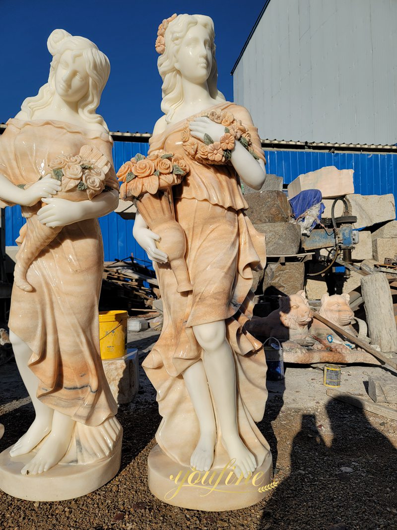 Four Season Maidens marble Sculpture