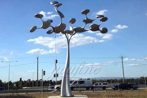 2019 Hot Selling Outdoor Garden Art Tree 316 Stainless Steel Sculpture for sale