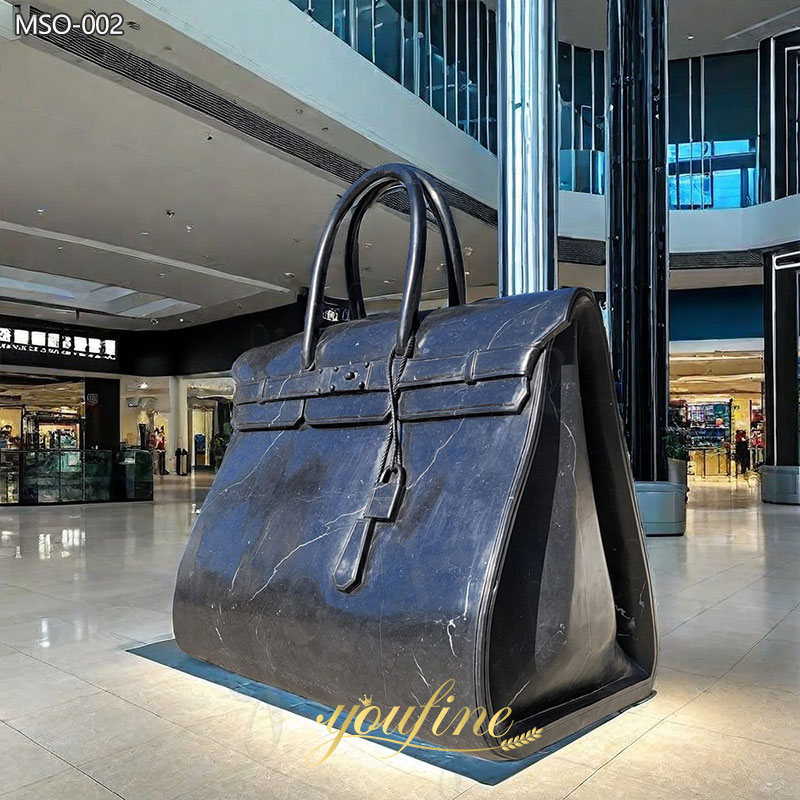 Large Marble Bag Sculpture