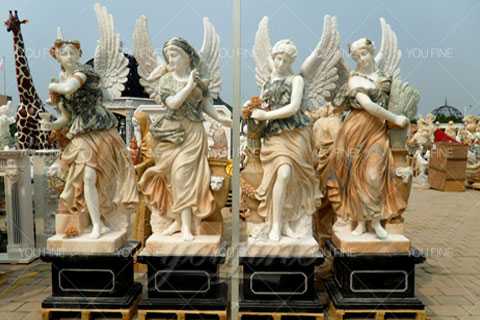 outdoor Life-Size Set of  Four Seasons statues Beauty for Sale for backyard decor