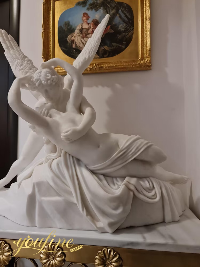 Marble Cupid and Psyche Sculpture feedback 2