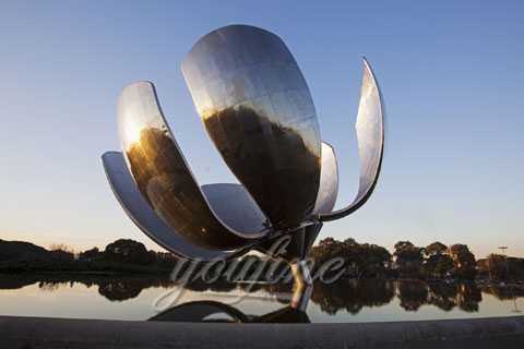 Mirror Stainless steel Flowers-Argentinean landmarks for decor