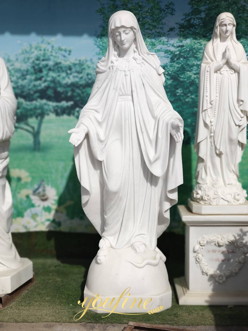 catholic outdoor statues of mary