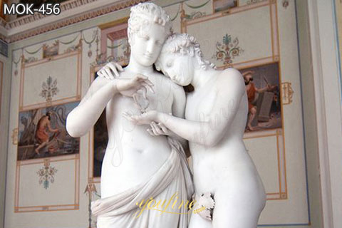 cupid and psyche standing statue