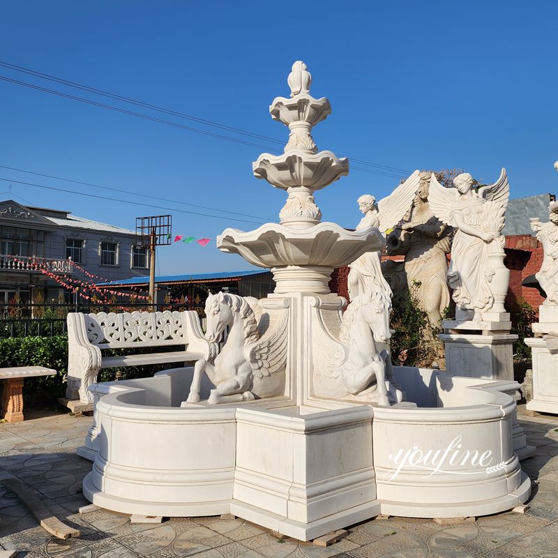fountain of the four horses in stock