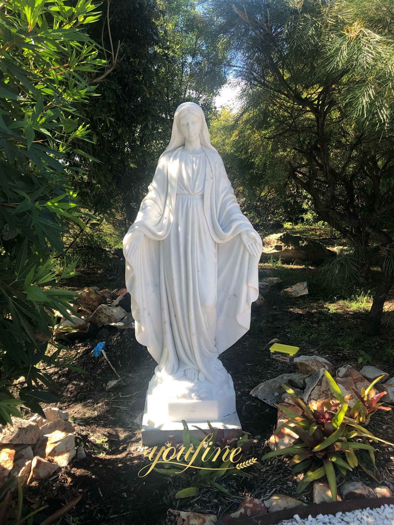 marble Mary statue feedback from Chile client