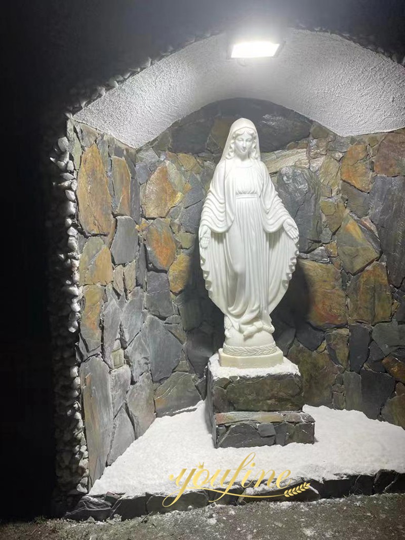marble Mary statue feedback from client