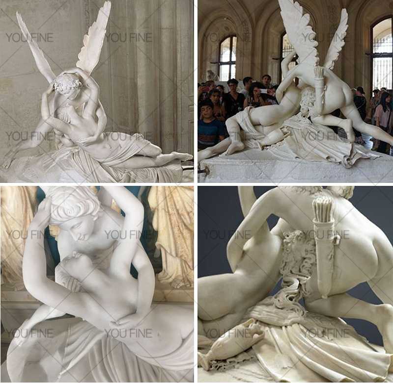 marble cupid and psyche statue