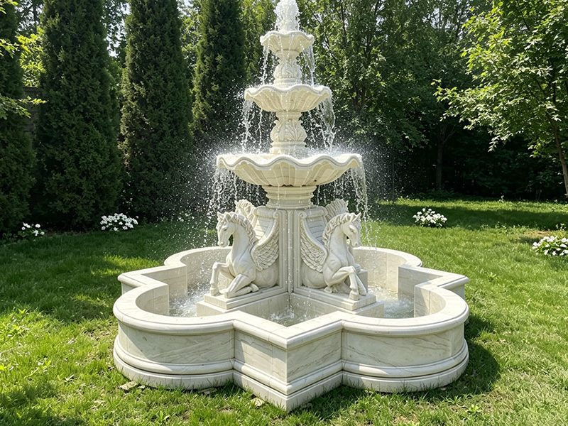 Marble Fountain of the Four Horses MOKK-84