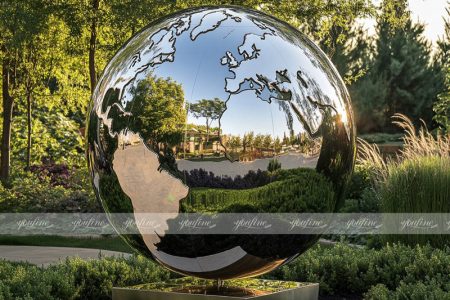 Outdoor Garden Globe Sculpture for Sale SSS-035