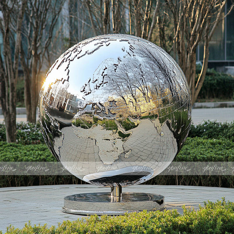 outdoor high quality globe sculpture