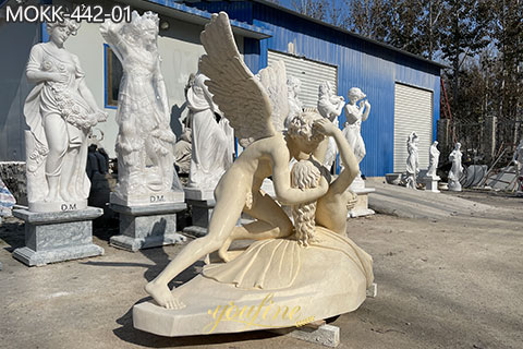 psyche revived by cupid’s kiss sculpture