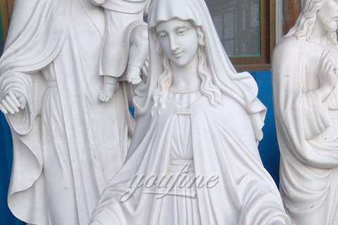 great marble statues of mother mary on discount sale