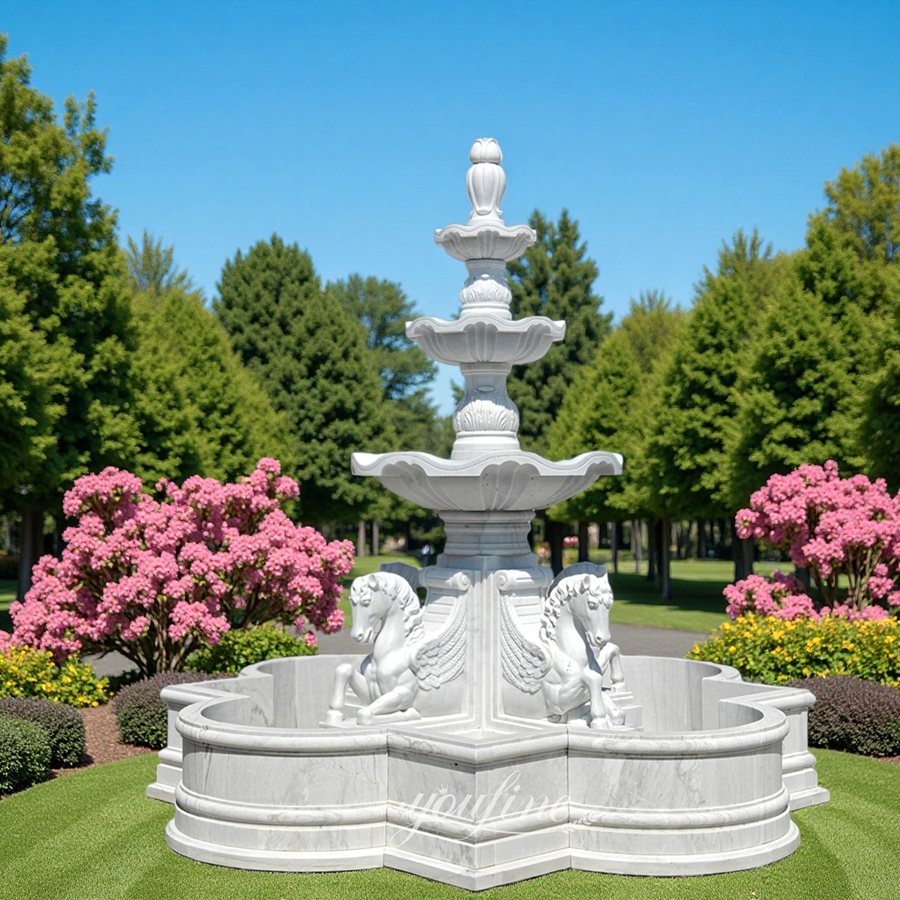 horse water fountain outdoor