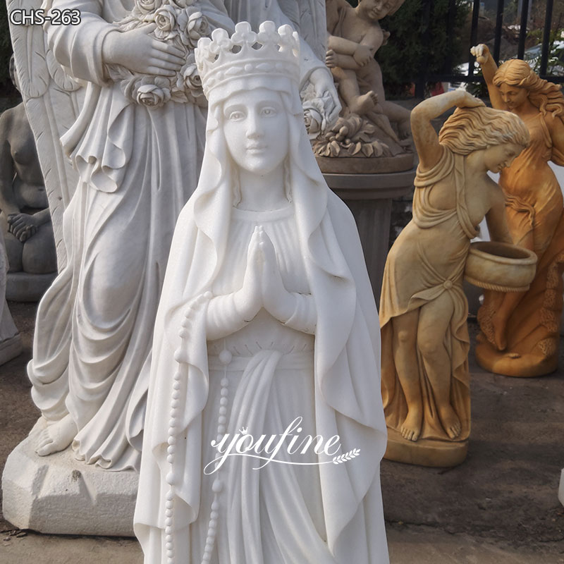 5 feet Marble Fatima Statue