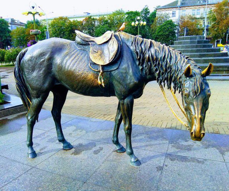 Bronze Standing Horse Sculpture