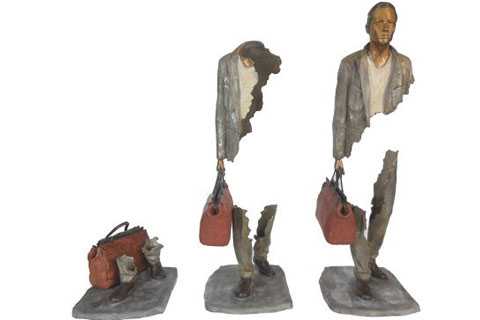 Casting Famous Bronze Traveler Sculpture for Sale BOK-04