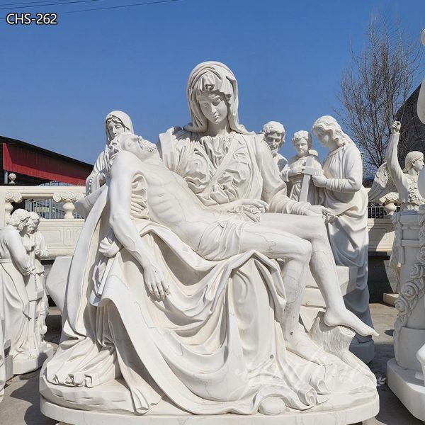 Church Religious Marble Michelangelo Pieta Sculptures for Sale CHS-262