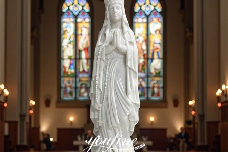 Most Beautiful Marble Fatima Statues for Church CHS-263