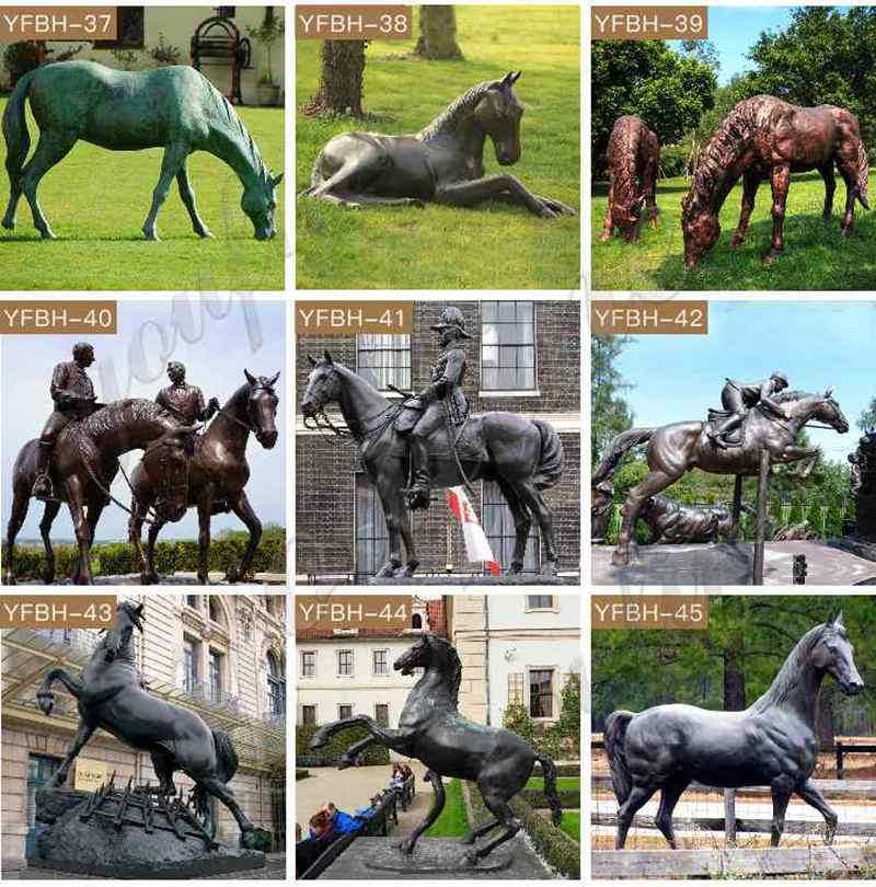 Hot Selling Antique Bronze Horse Sculpture for Sale