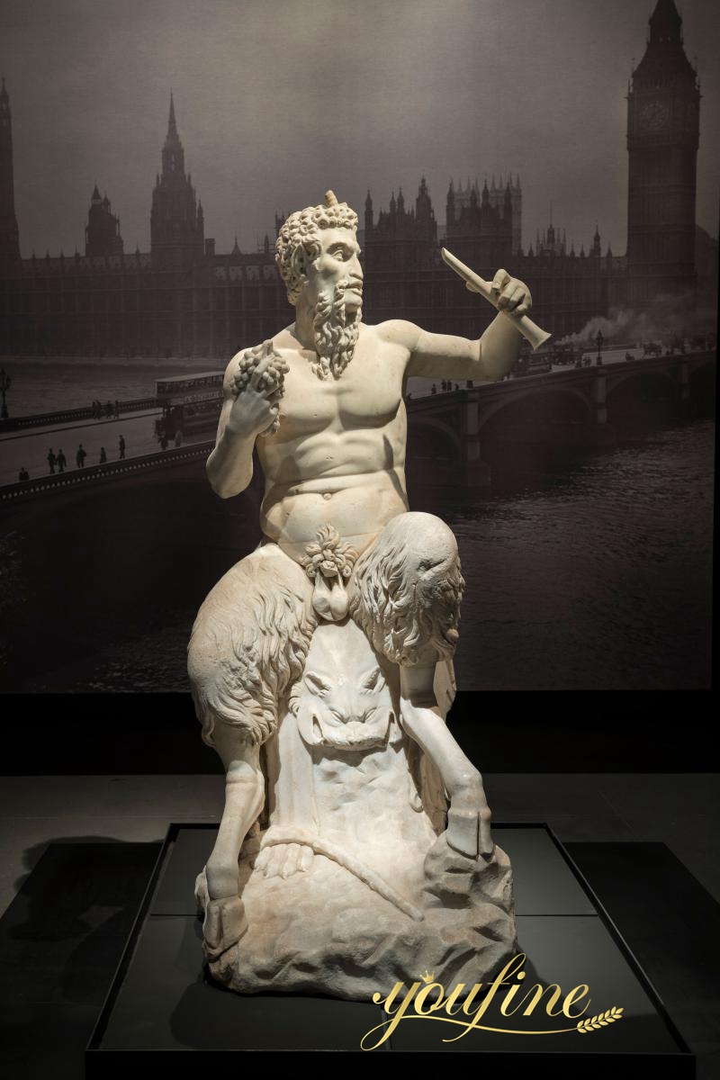 Life Size Marble Greek Pan sculpture