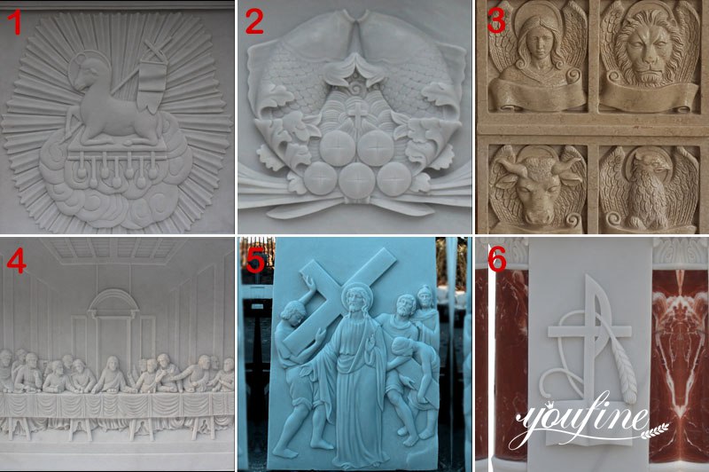 Marble religious relief statue - YouFine Sculpture