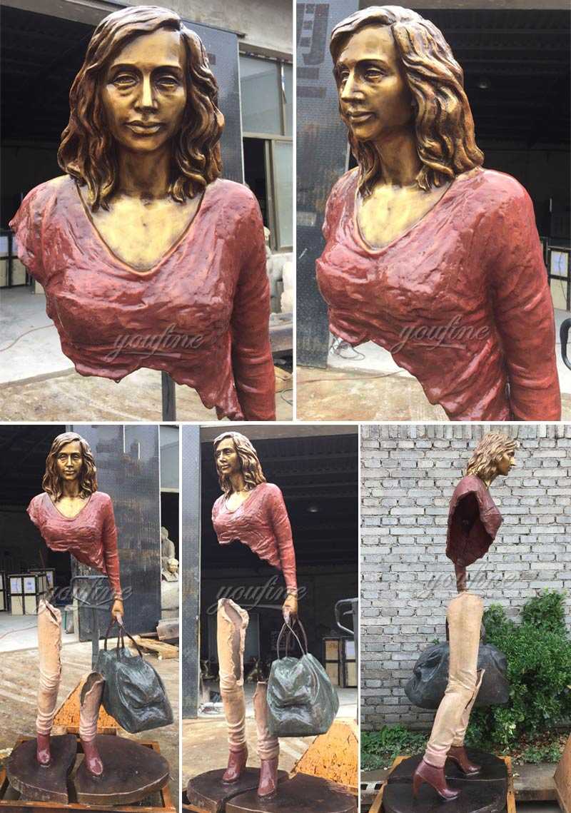 Outdoor Famous Art Bronze Traveler Sculpture for Sale Bruno Catalano Sculpture price