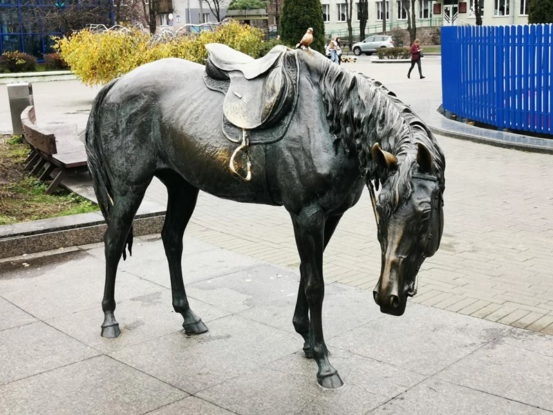 Standing Horse Statue
