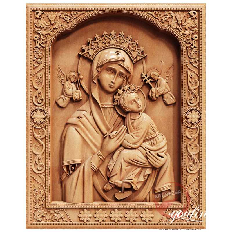 Virgin of Perpetual Relief Sculpture - YouFine Sculpture (3)