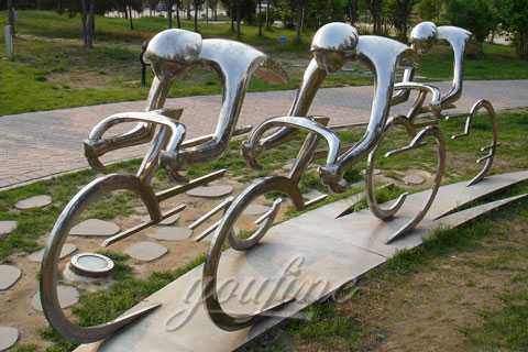 bicycle metal sculpture