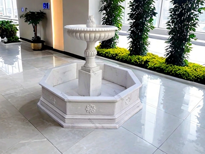Small Tired Marble Water Fountain Indoor MOK-802