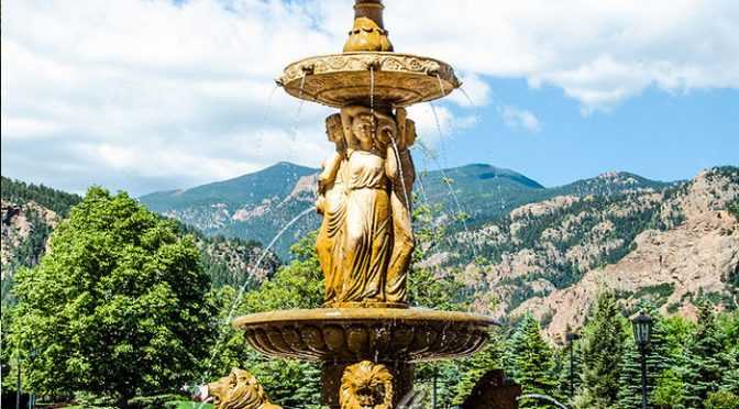 outdoor waterfall 3 tier lion fountain with woman statue for garden
