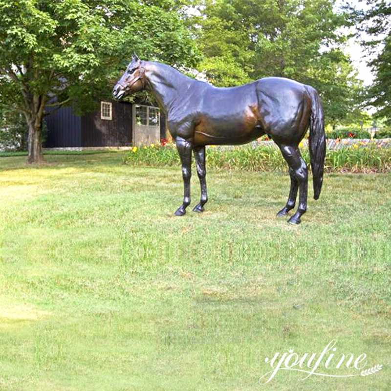 Details of the Bronze Horse Sculpture: