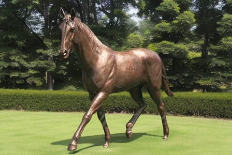 standing horse statue