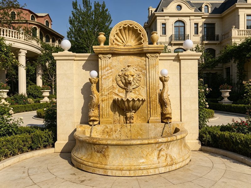 wall fountain design for home