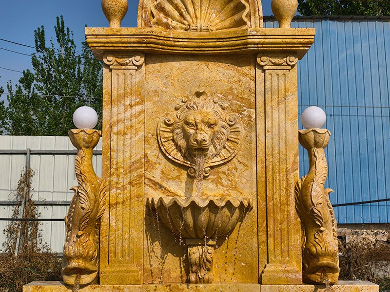 wall fountain design for home detail