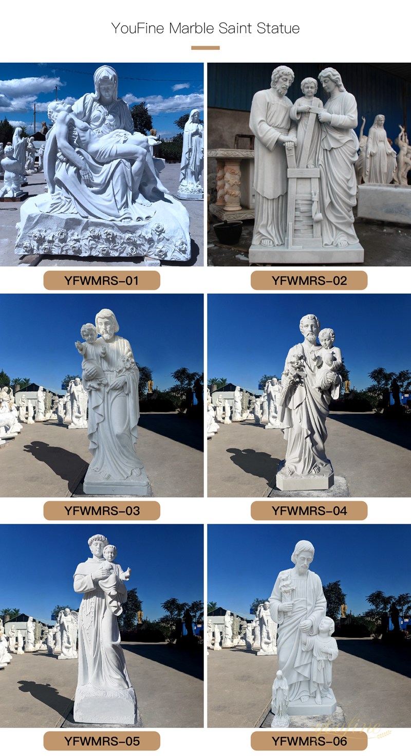 youfine marble religious Saint statue for sale